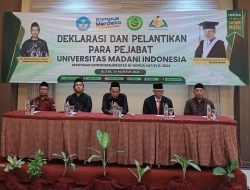 Video Deklarasi dan Pelantikan Para Pejabat Universitas Madani Indonesia.