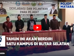 JTV News – Tahun Ini Akan Berdiri Satu Kampus Di Blitar Selatan