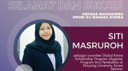 Selamat dan Sukses kepada Awardees Global Korea Scholarship dari Program Studi D3 Bahasa Korea Universitas Madani Indonesia