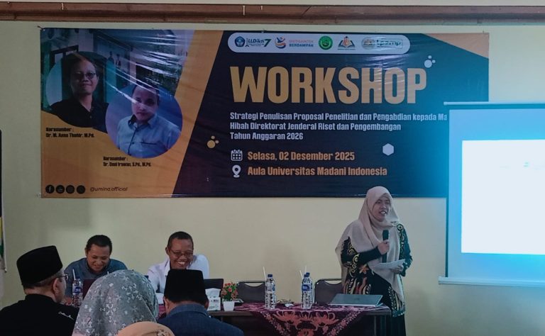 Universitas Madani Indonesia Gelar Workshop Strategi Penulisan Proposal Penelitian Tahun Anggaran 2026